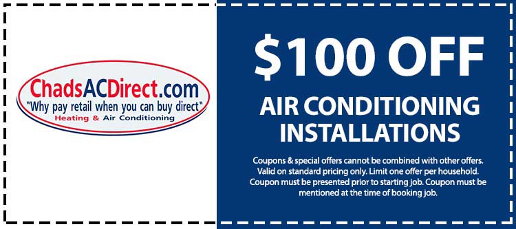 discount on air conditioning installations