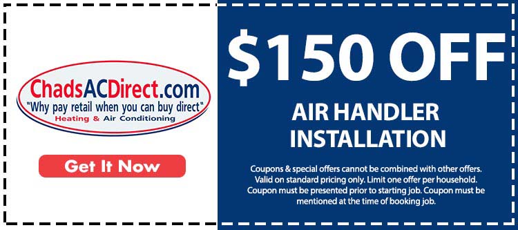 discount on air handler installation