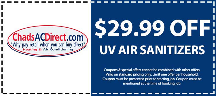 discount on uv air sanitizers